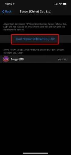 Mega888 Download IOS Step 5